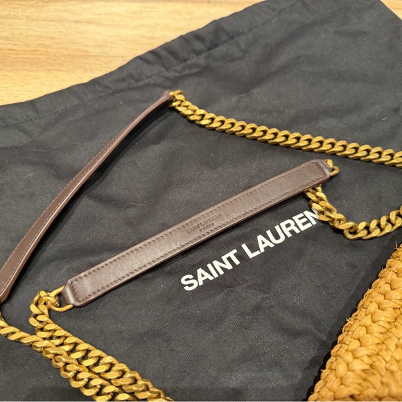 Yves Saint Laurent Brown Woven Shoulder Niki Bag - Picture 13 of 16